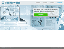 Tablet Screenshot of myroundworld.com